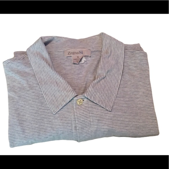 ZegnaS Sport striped polo shirt - Picture 3 of 3